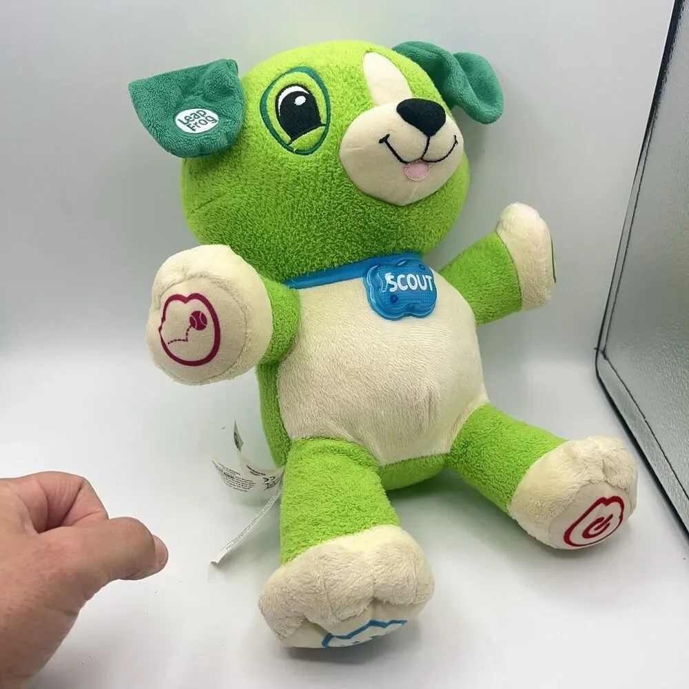 Leap Frog Interactive Learning My Pal Scout Plush Talking Puppy Dog Tested Works
